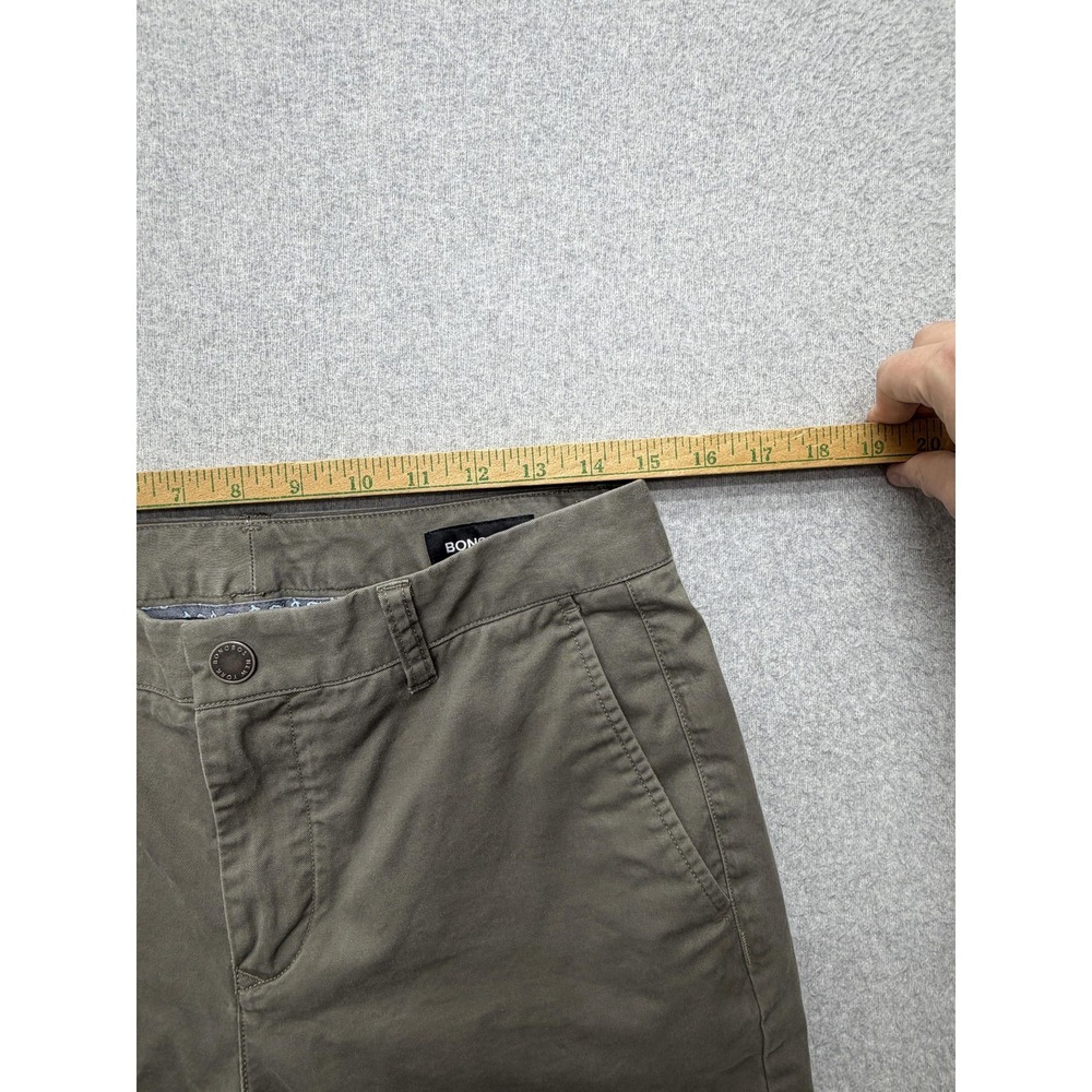 Bonobos Pants Mens 30x32 Green Slim Fit Stretch Chino Straight Casual Everyday - Picture 5 of 10